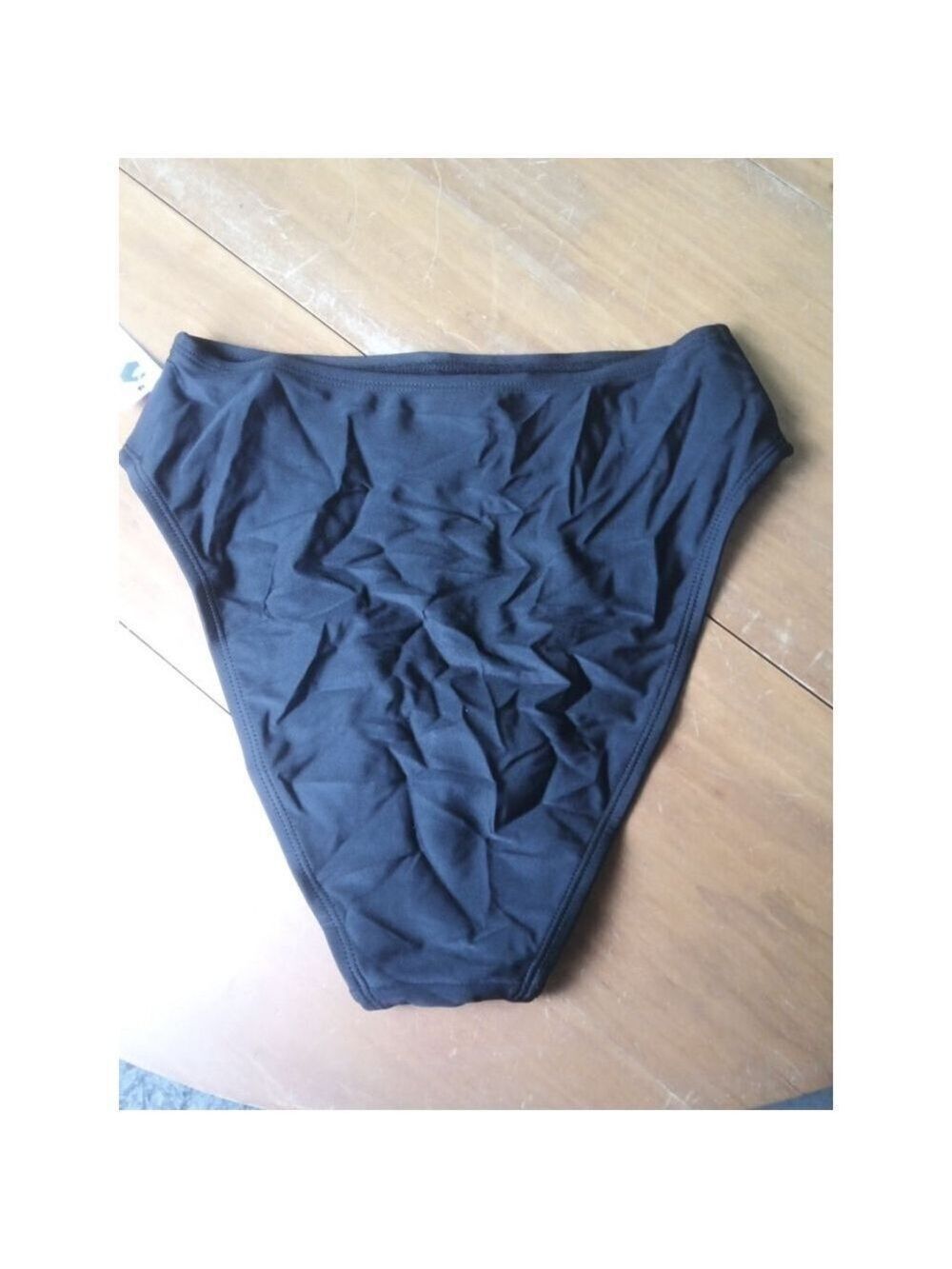 Wild Fable Black High Waist Cheeky High Leg Swim Bottom XS - Picture 4 of 6